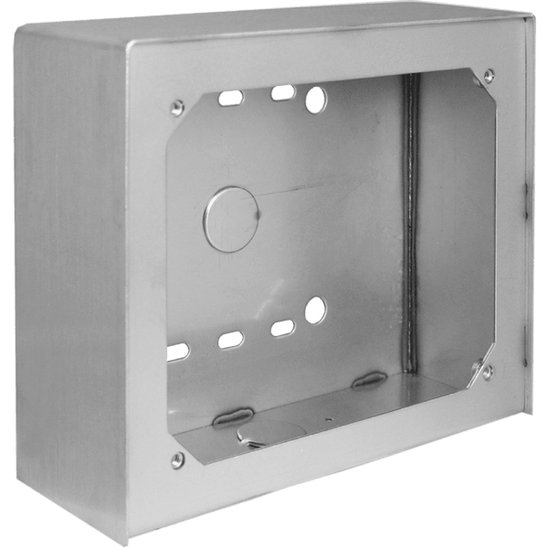 Viking Electronics VE - 6X7 - NR - SS Stainless Steel 6x7 Surface Mount Box, No Rain Guard VE-6X7-NR-SS - The Telecom Spot