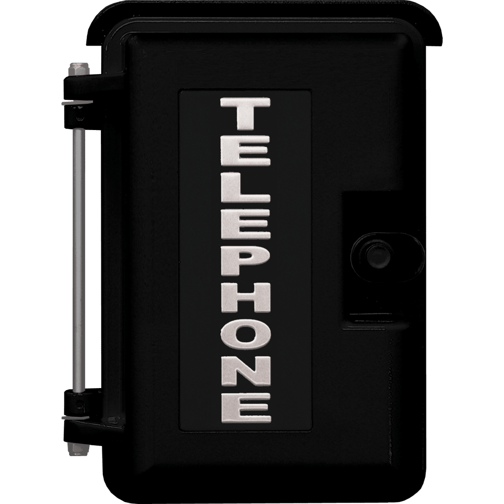 Viking Electronics VE - 9X12B - 3P Heavy - Duty Black Plastic Outdoor Enclosure, Adapter Panel 3 VE-9X12B-3P - The Telecom Spot