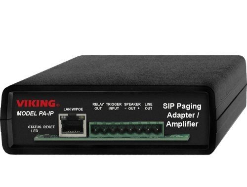 Viking PA-IP SIP/Multicast Paging Adapter with Amplifier PA-IP - The Telecom Spot