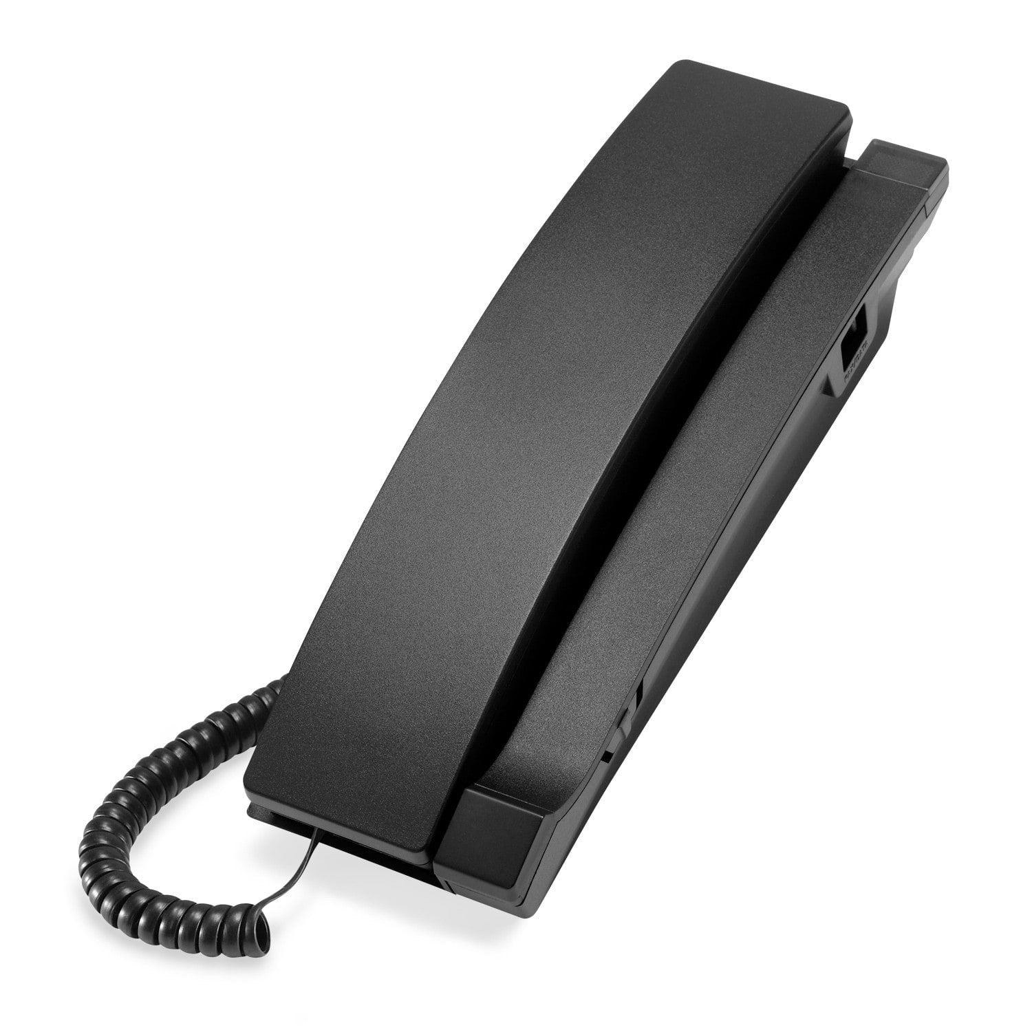 VTech Hospitality A2310 - NM Matte Black Contemporary Analog 1 - Line Corded Lobby Phone (80 - H0BK - 15 - 000) 80-H0BK-15-000 - The Telecom Spot