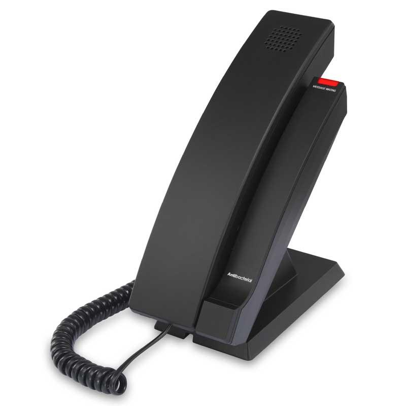 VTech Hospitality CTM - A2315 - SPK Matte Black No Emergency Contemporary TrimStyle Analog 1 - Line Corded Phone (80 - H0H2 - 15 - 000) 80-H0H2-15-000 - The Telecom Spot