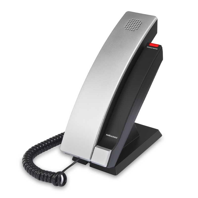 VTech Hospitality CTM - A2315 - SPK Silver & Black No Emergency Contemporary TrimStyle Analog 1 - Line Corded Phone (80 - H0H2 - 06 - 000) 80-H0H2-06-000 - The Telecom Spot