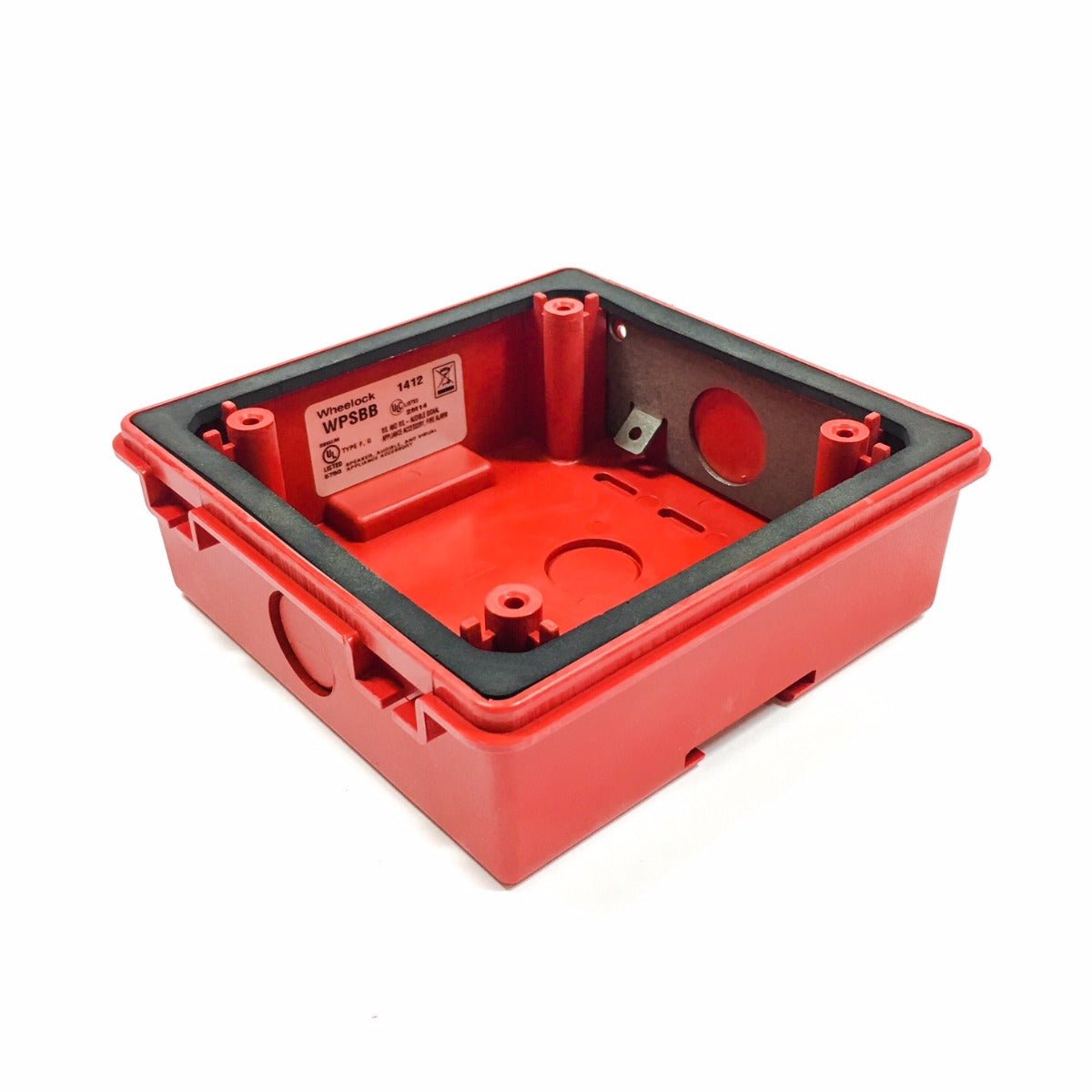 Wheelock Backbox for Series RSSWP Weatherproof Rd WPSBB-R - The Telecom Spot