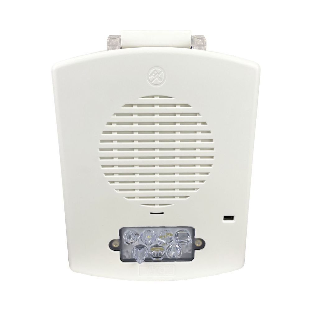 Wheelock EL4XMTST - FW Eluxa Outdoor Multitone Horn Strobe, NEMA 4X, White EL4XMTST-FW - The Telecom Spot