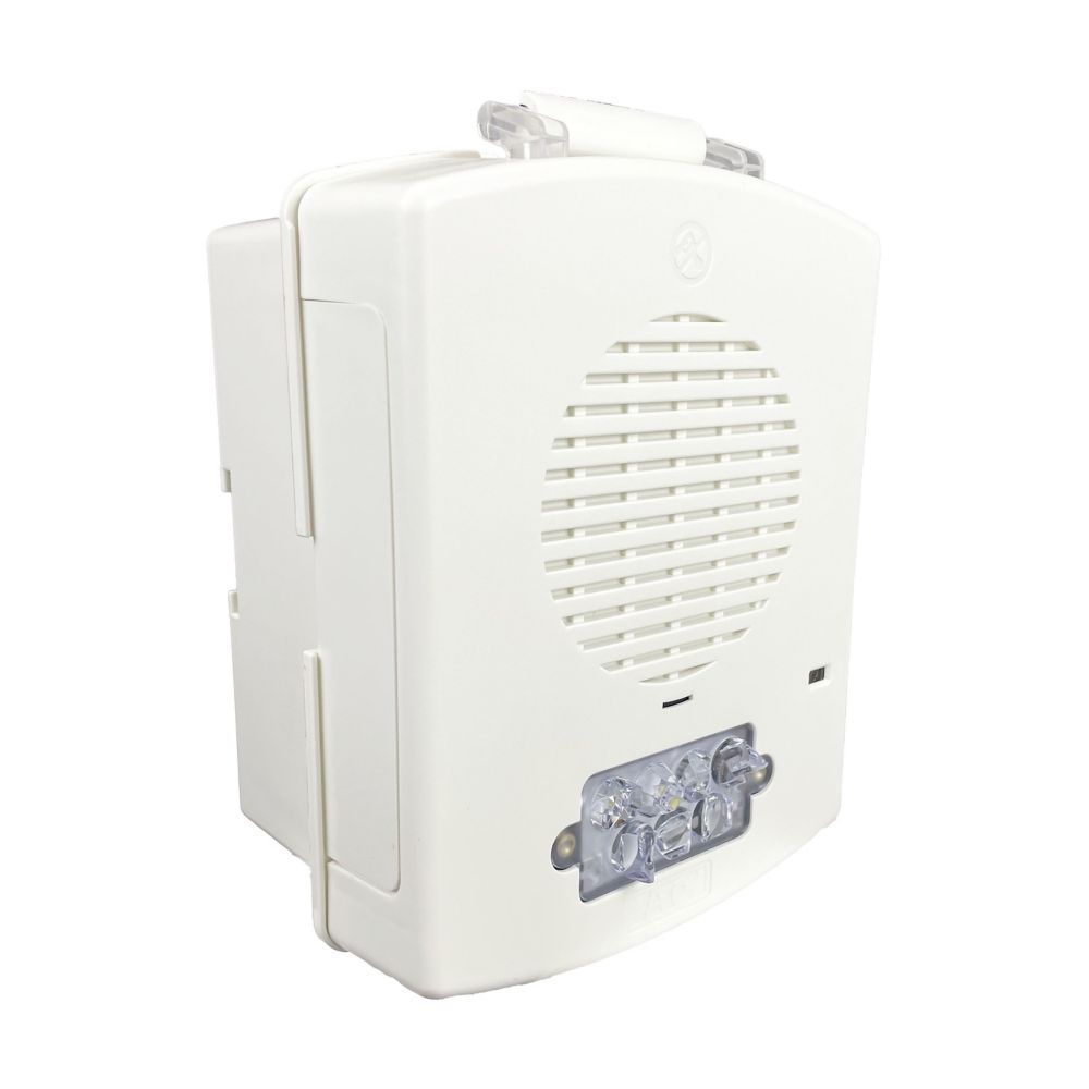 Wheelock EL4XMTST - FW Eluxa Outdoor Multitone Horn Strobe, NEMA 4X, White EL4XMTST-FW - The Telecom Spot