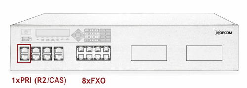 Xorcom XE2069 Asterisk PBX: 1 E1/T1 + 8 FXO XE2069 - The Telecom Spot