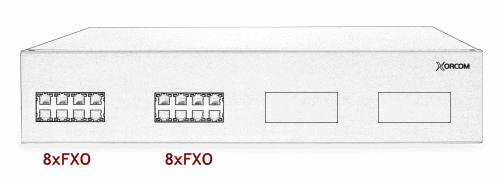 Xorcom XR2020 Asterisk PBX: 16 FXO XR2020 - The Telecom Spot