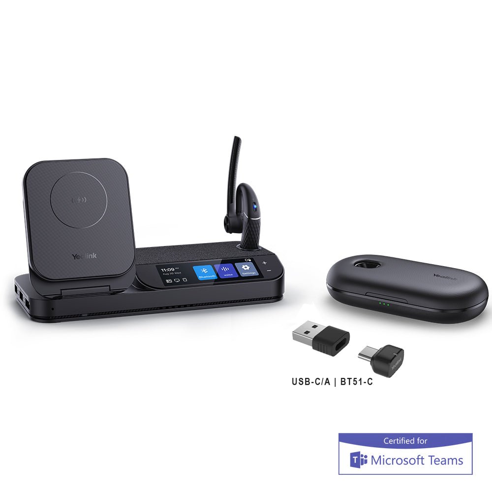 Yealink BH71 - Bluetooth Wireless Business Headset 1208710 - The Telecom Spot