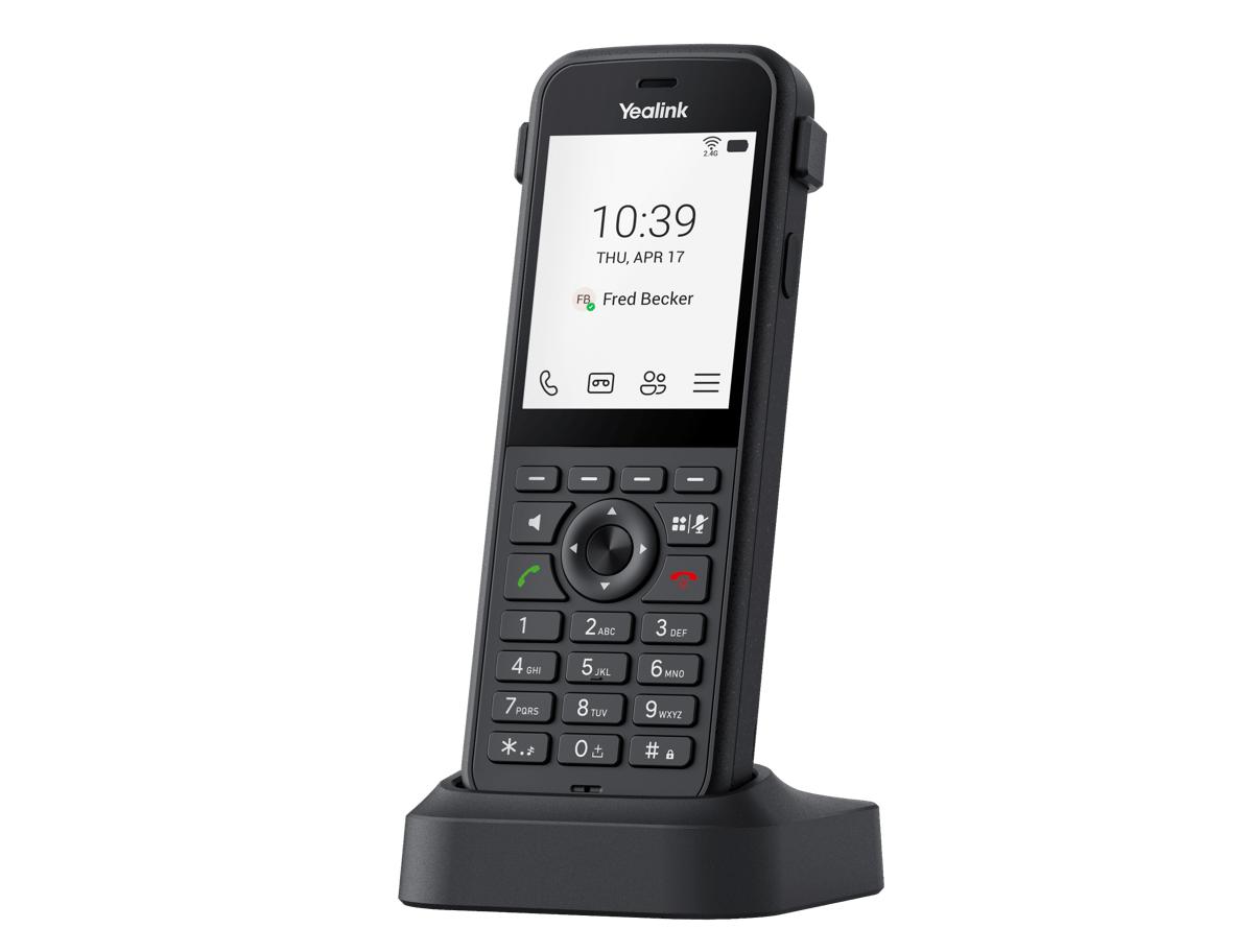 Yealink MP66W Microsoft Teams Wi-Fi Phone – Rugged IP67 Cordless Handset with AI Noise Cancellation, Push-to-Talk & 8-Hour Talk Time MP66W-TEAMS - The Telecom Spot