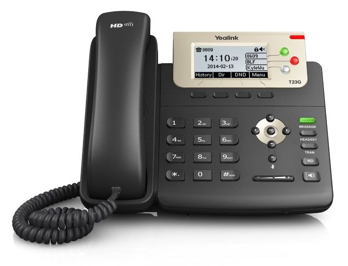 Yealink SIP-T23G 3-Line IP Phone POE - New SIP-T23G - The Telecom Spot