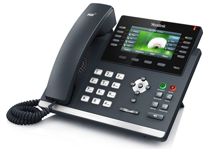 Yealink SIP-T46G IP Phone POE - New SIP-T46G - The Telecom Spot