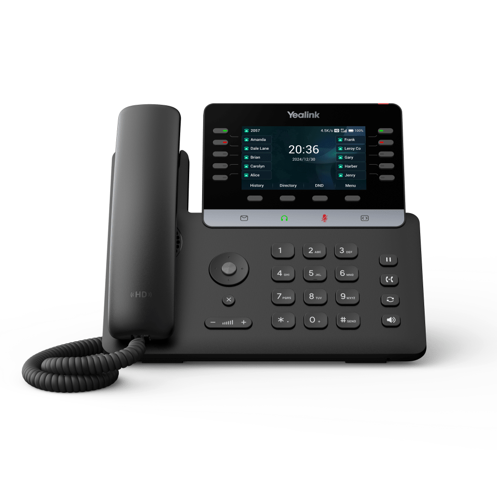 Yealink T74LTE (US) 4G Desk Phone – Nano SIM VoLTE & Battery Backup for Wireless Office Deployment  - The Telecom Spot