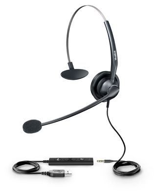 Yealink UH33 (YHS33-USB) Headset UH33 - The Telecom Spot