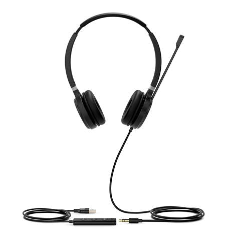 Yealink UH36 USB Wired Headset - Dual UC UH36-DUAL-UC - The Telecom Spot