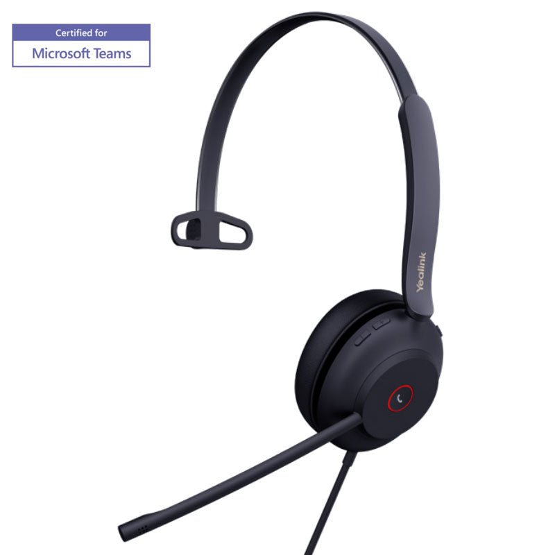 Yealink UH37 USB Wired Headset UH37-MONO-TEAMS - The Telecom Spot
