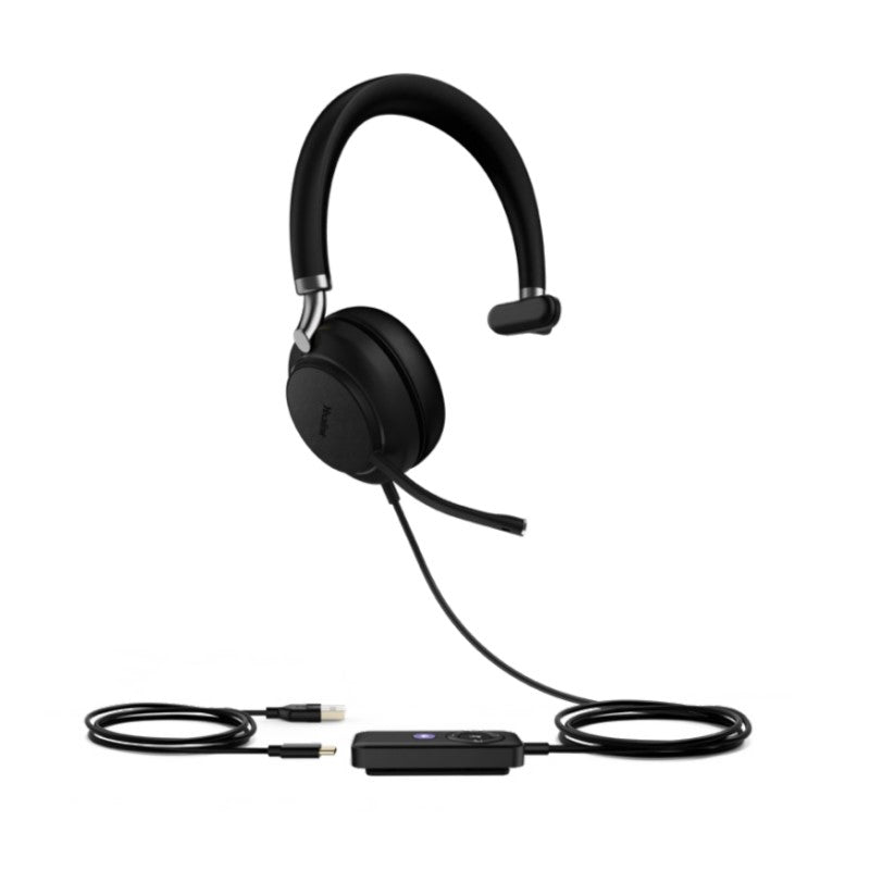 Yealink UH38 Premium USB Headset UH38-MONO-UC-NOBAT - The Telecom Spot