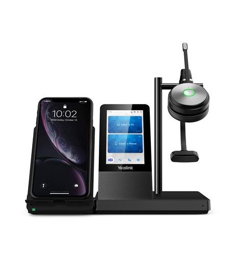 Yealink WH66 DECT Wireless Headset & WHC60 Charger WorkStation Bundle - Mono UC Version WH66-MONO-UC-WHC60-BUNDLE - The Telecom Spot