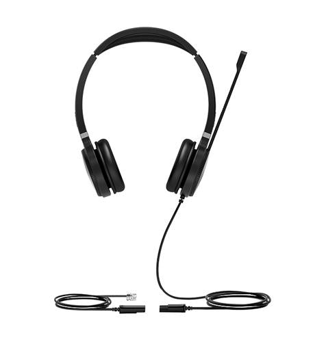 Yealink YHS36 Dual Corded Headset (RJ9 Connection) YHS36-DUAL - The Telecom Spot