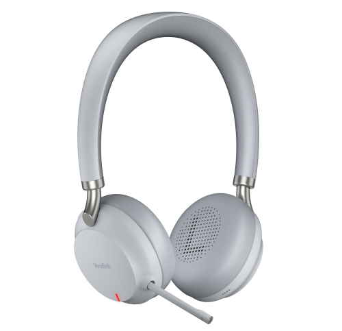 Yealink BH72 Bluetooth Headset with Charging Stand Teams Light-Gray USB-A